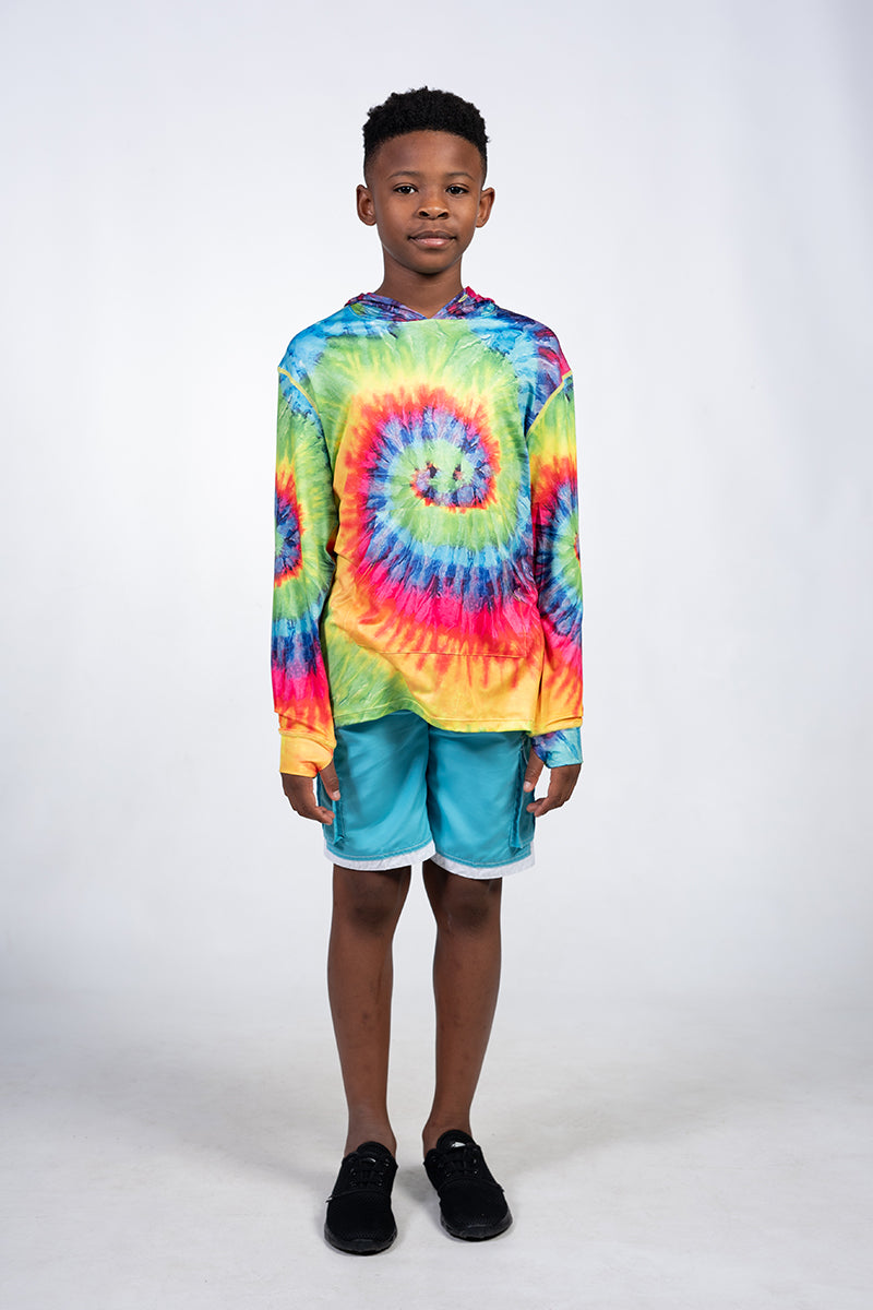 Bright swirl hoodie shirt