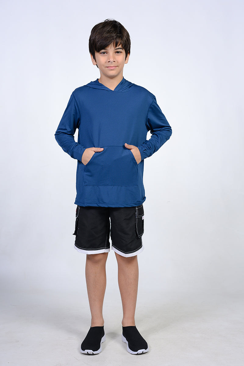 Navy hoodie shirt for boys