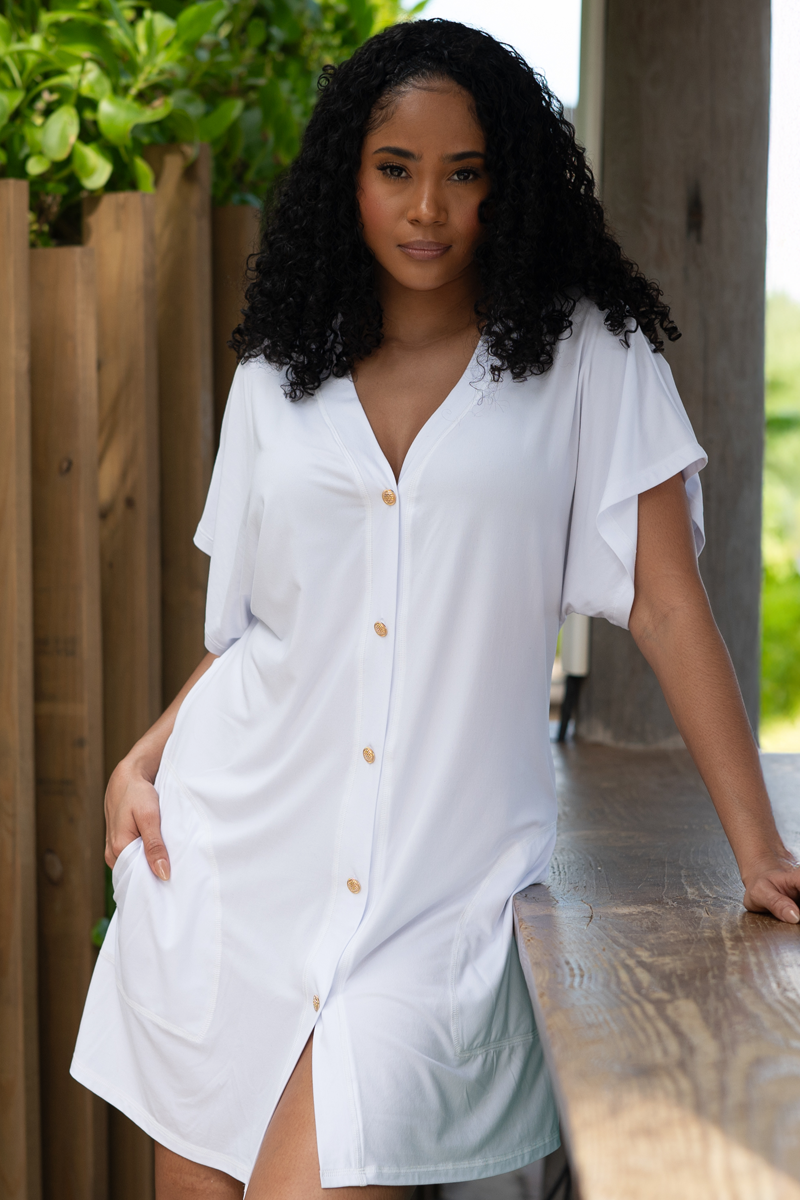 Luxe Button Cover-Up INGEAR Luxe Button Cover-Up INGEAR