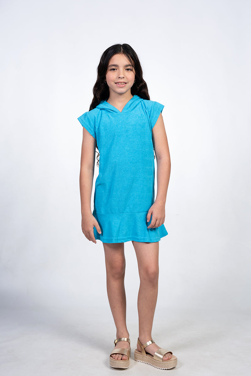 Terry hoodie dress