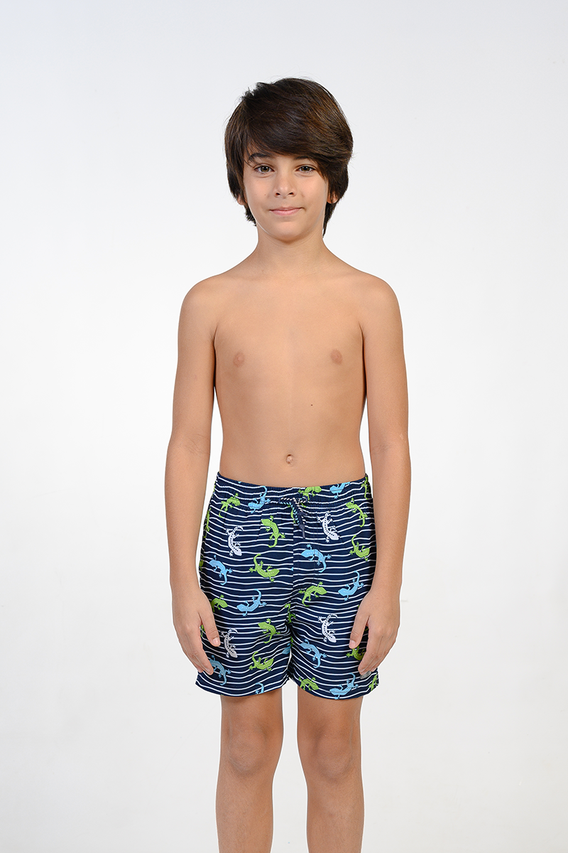 Boys Printed Swim Shorts