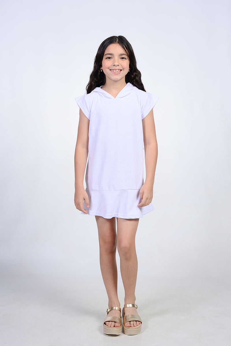 Terry hoodie dress