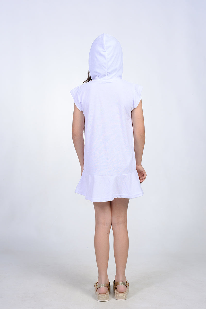 Terry hoodie dress
