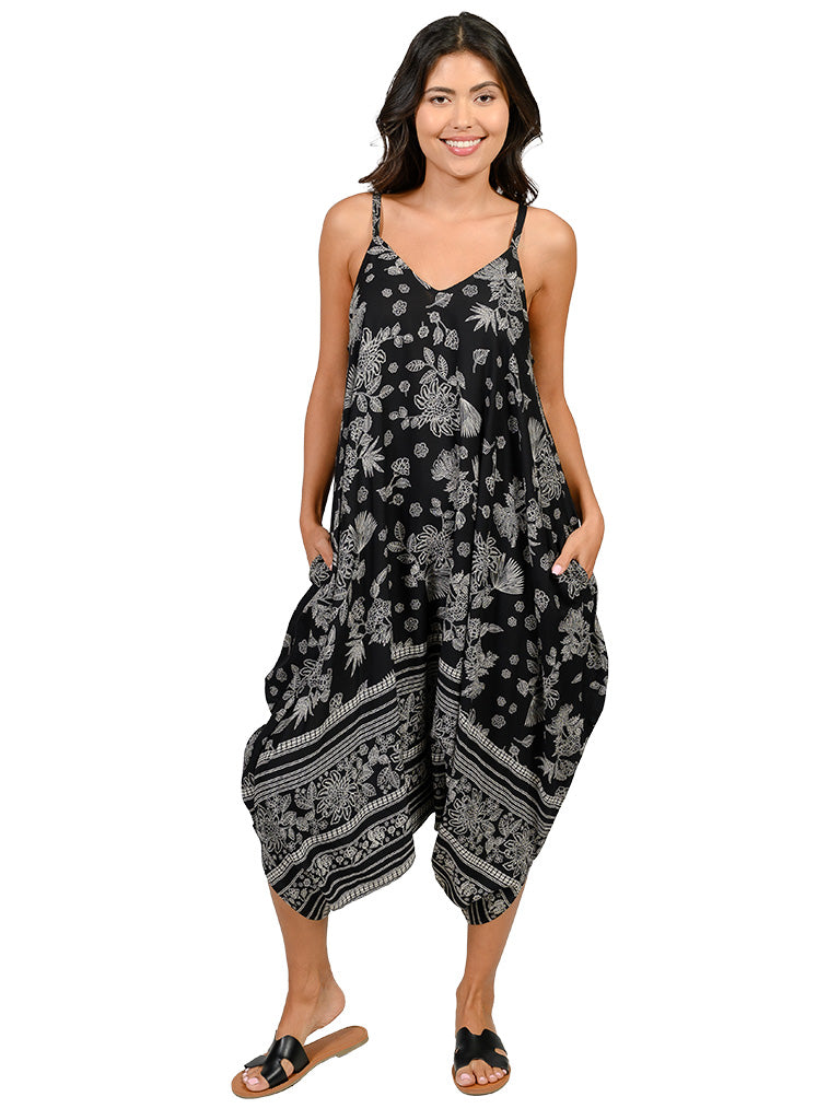 Printed harem jumpsuit