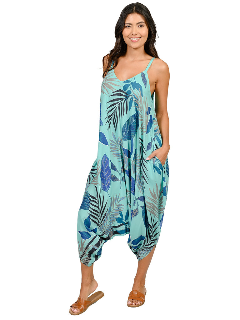 Printed harem jumpsuit