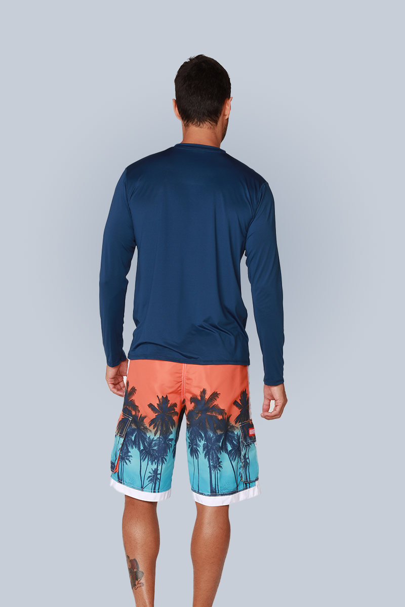 Men's Long Sleeve Sun Shirts in many solid colors