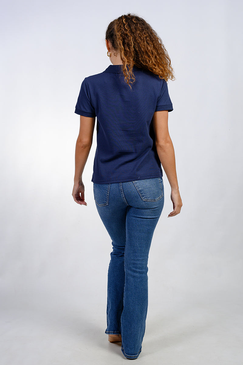 Short sleeve polos for women