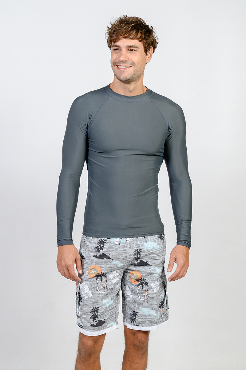 Mens Long sleeve rash guard
