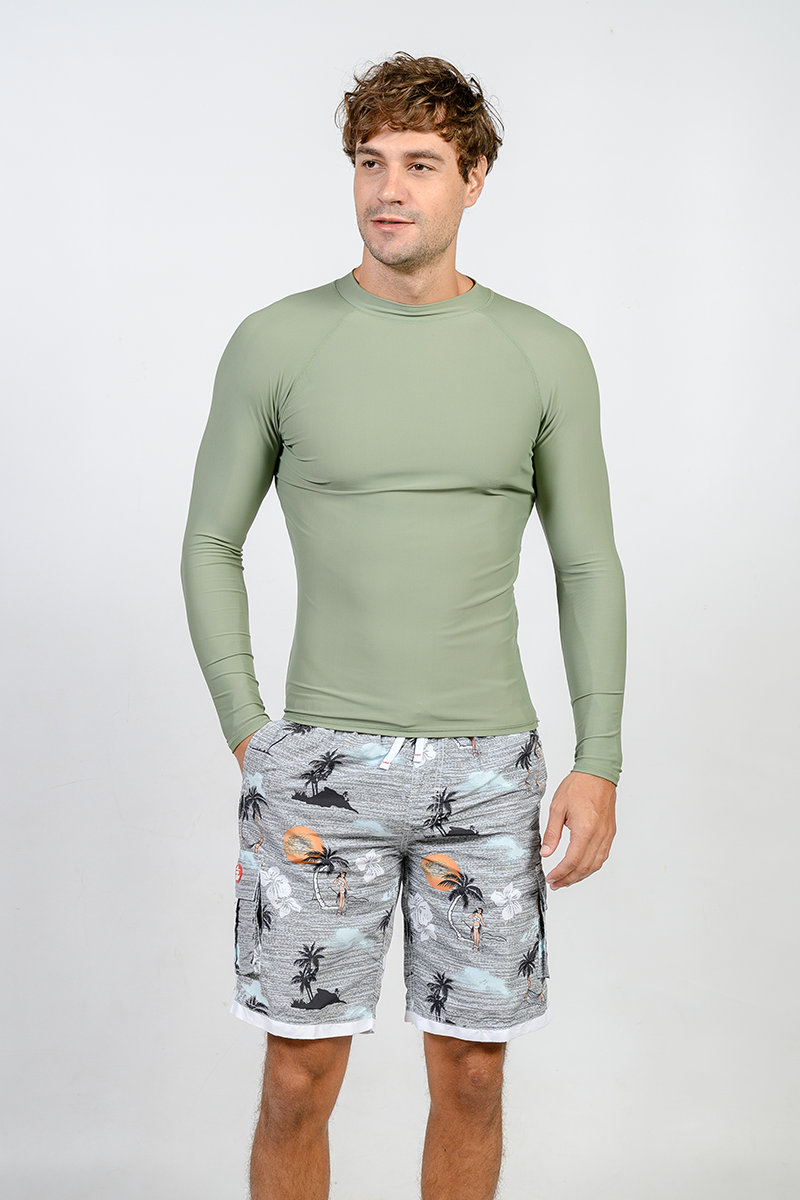 Mens Long sleeve rash guard