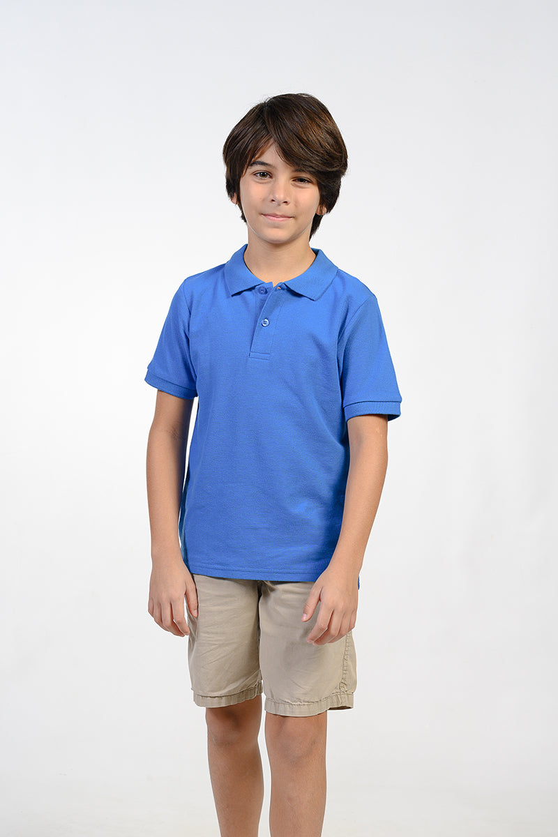 Royal short sleeve polo shirt