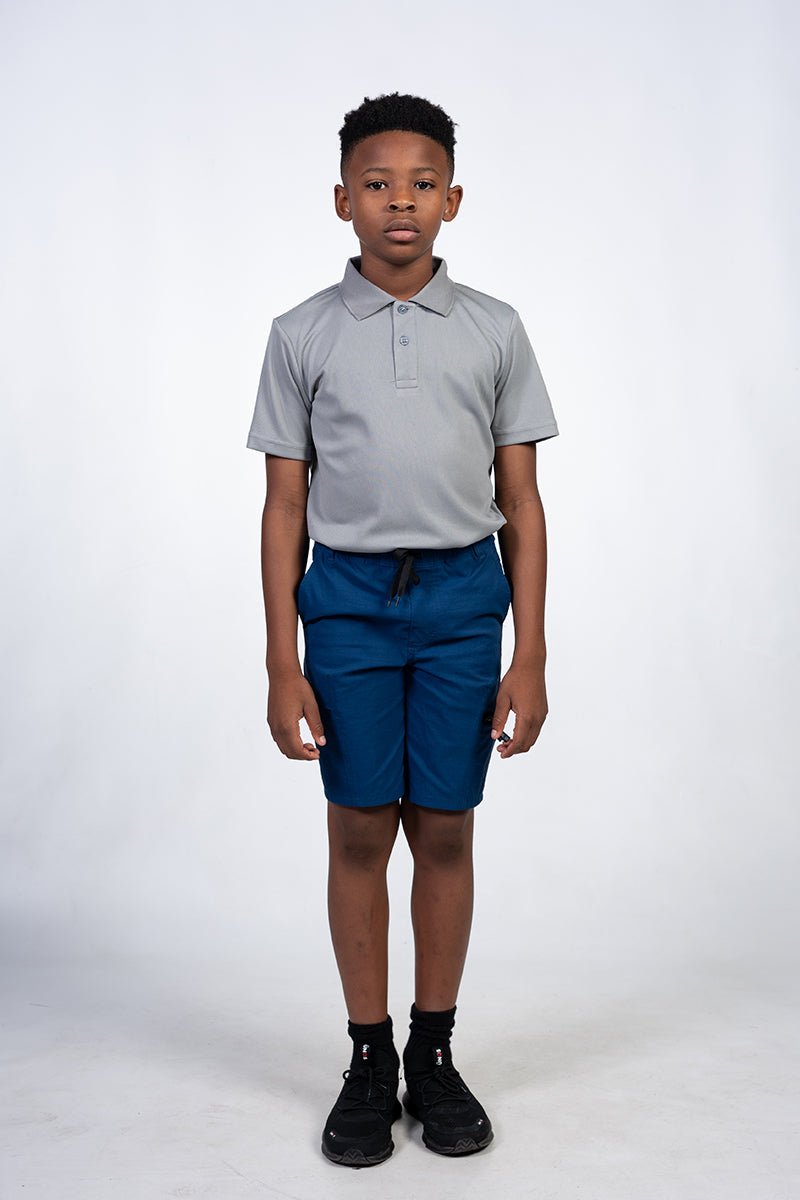 Elastic waist shorts for boys