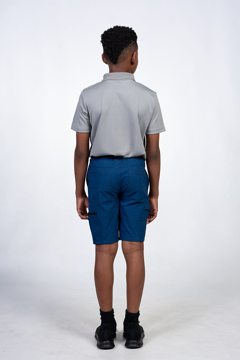 Elastic waist shorts for boys