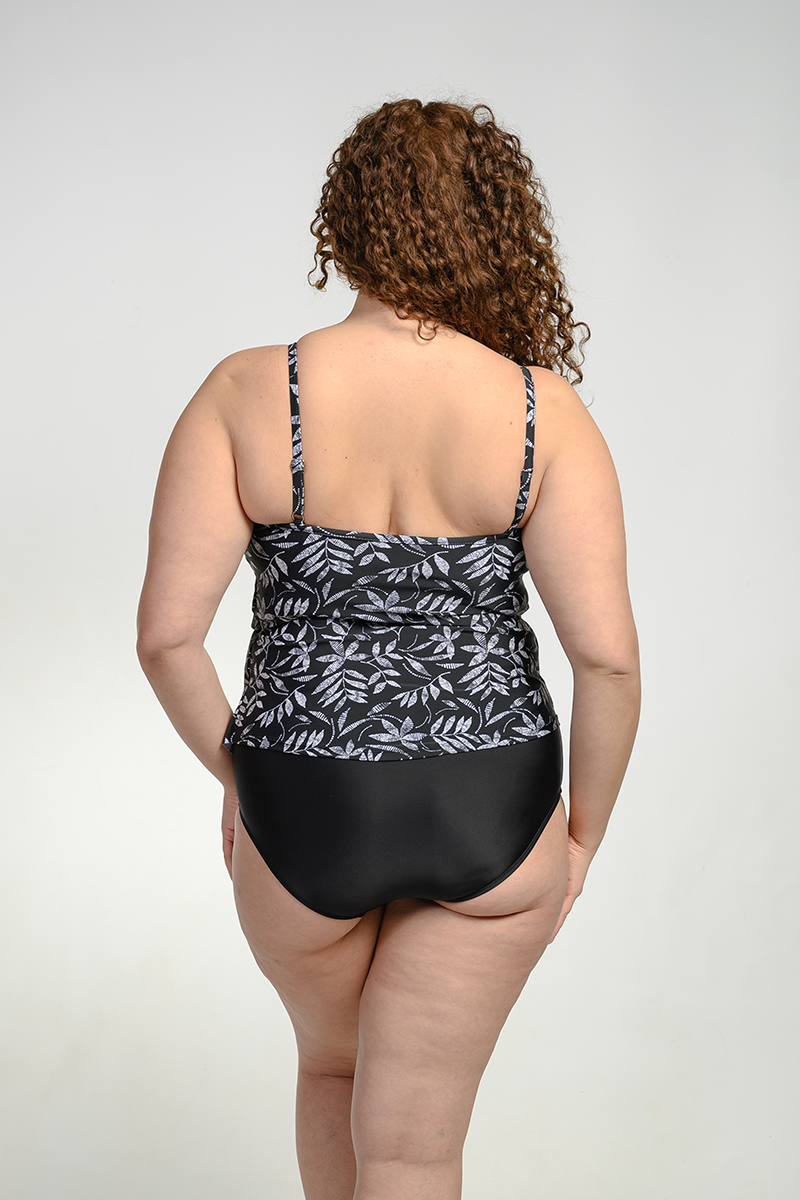 Tiered front tankini