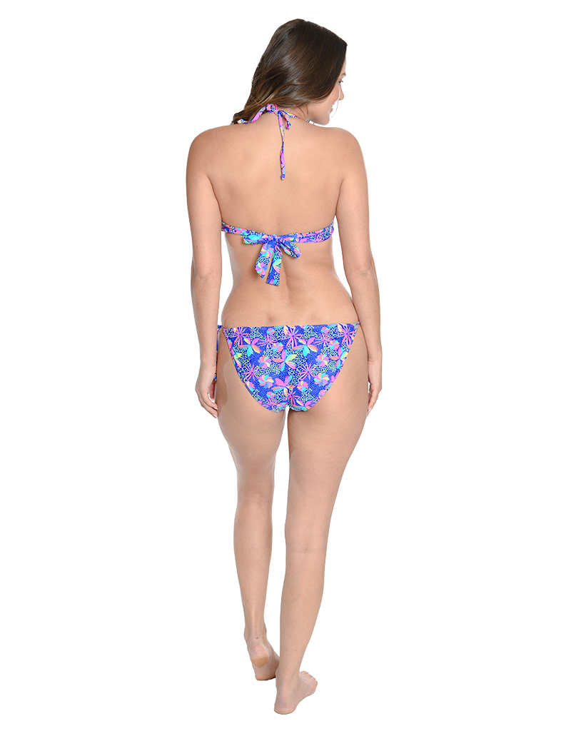 IG3580RD-092 Starburst print bikini, back view