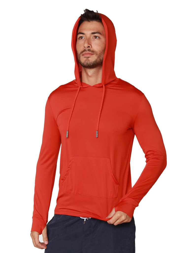 Rust SPF-50 Hoodie front view