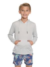 Glacier grey hoodie for boys