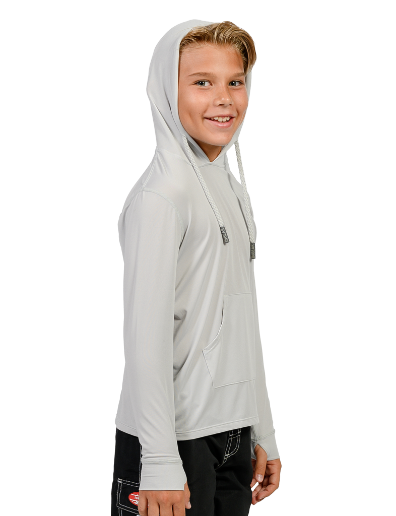 Silver hoodie for boys