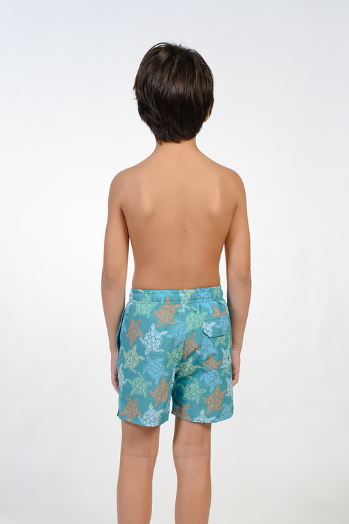 Boys Printed Swim Shorts