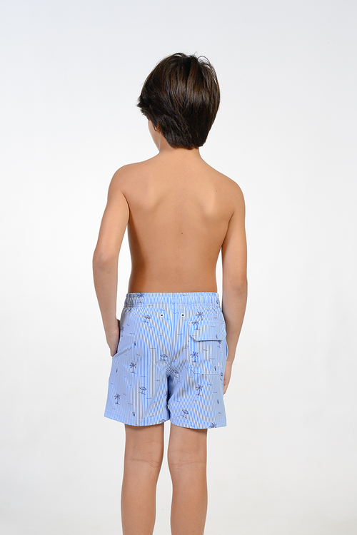 Boys Printed Swim Shorts