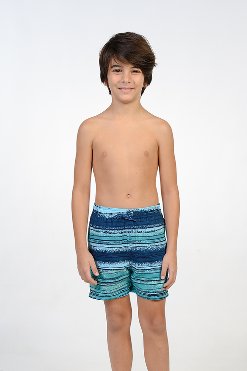 Boys Printed Swim Shorts