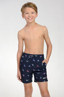 Boys Printed Swim Shorts