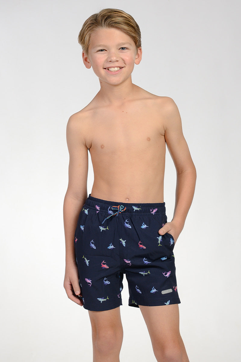 Boys Printed Swim Shorts