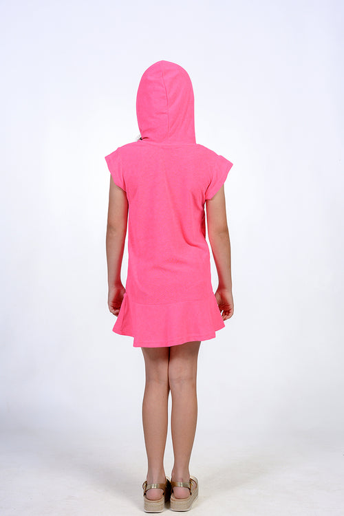 open lace back dress Terry hoodie dress – INGEAR