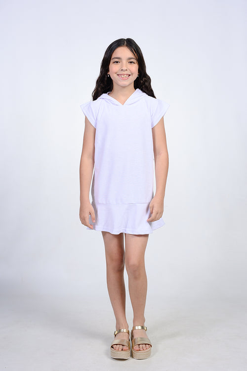 Terry hoodie dress