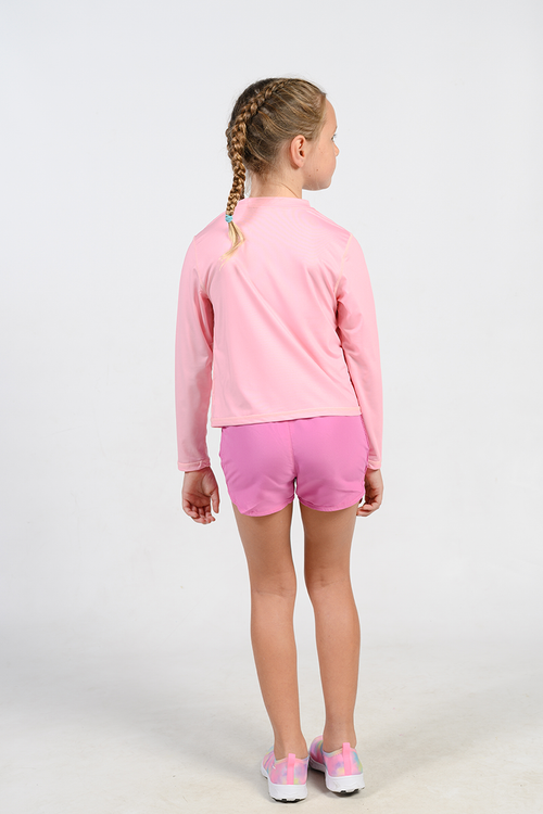 Print and detailed Long Sleeve Crew neck Sun-Shirts