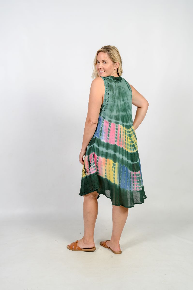 Tie Dye Umbrella Dress