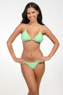 Triangle Top Bikini Textured Set