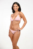 Triangle Top Bikini Textured Set