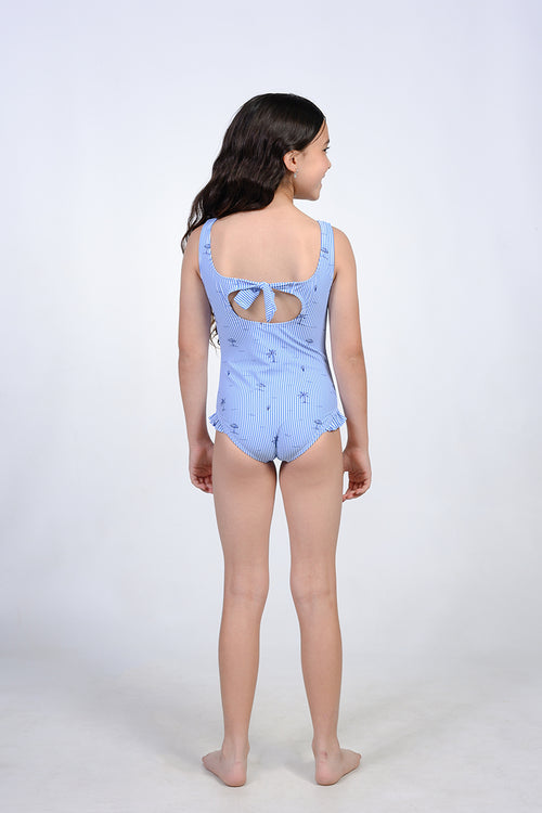 Side Ruffle One Piece