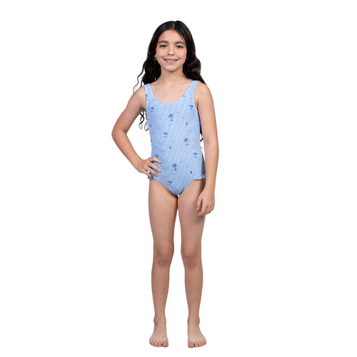 Side Ruffle One Piece