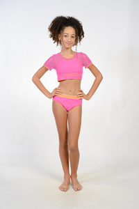 Sporty Mesh set ensemble for teen girls