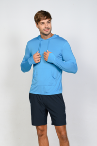 Men's solid color hoodies