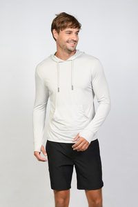 Men's solid color hoodies