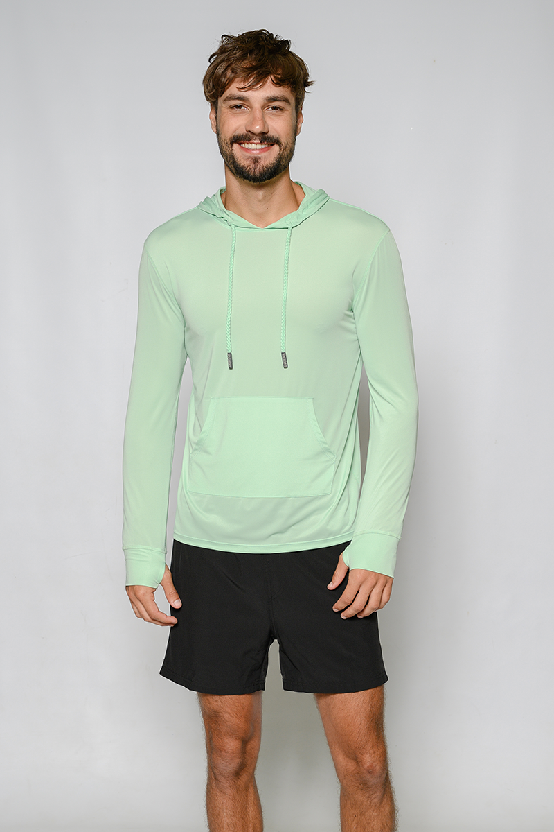 Men's solid color hoodies