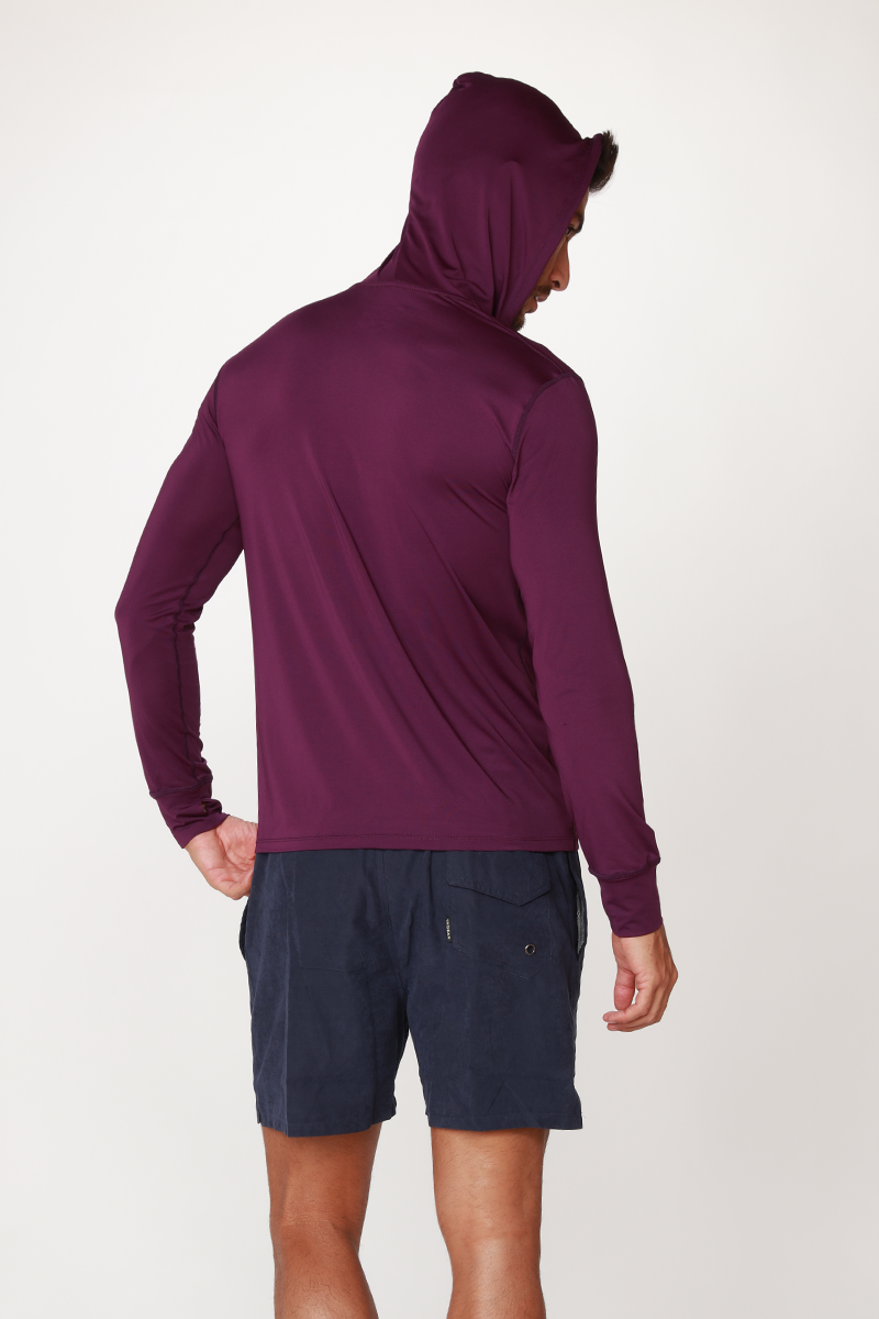 Men's solid color hoodies