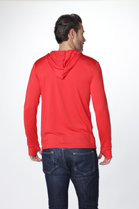 Men's solid color hoodies