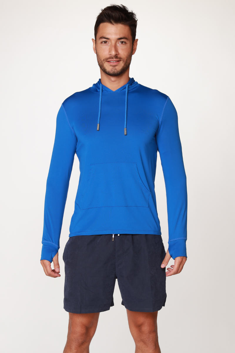 Men's solid color hoodies