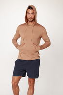 Men's solid color hoodies