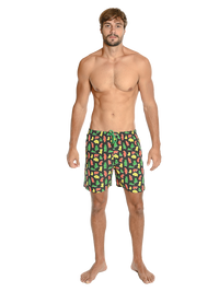 Men's Swim Shorts in lively tropical print