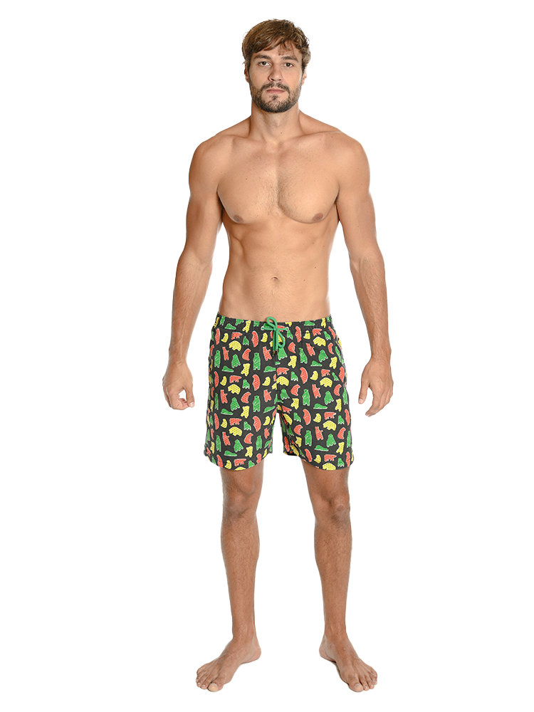 Men's Swim Shorts in lively tropical print