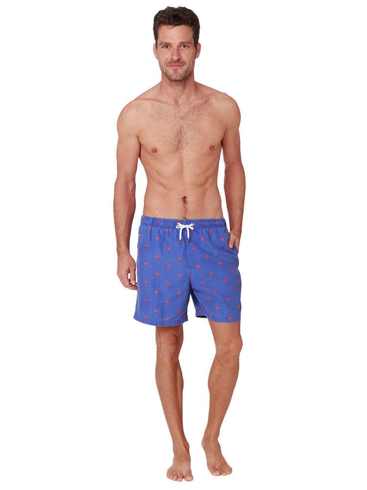 Men's Swim Shorts in lively tropical print