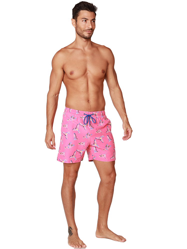 Men's Swim Shorts in lively tropical print