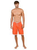 Men's Elasticized Board Shorts in bright solid colors