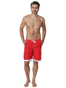 Men's Elasticized Board Shorts in bright solid colors