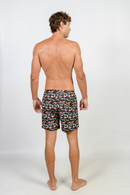 Swim shorts with inside boxer