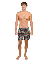 Men's 4-way stretch shorts with full boxer lining inside